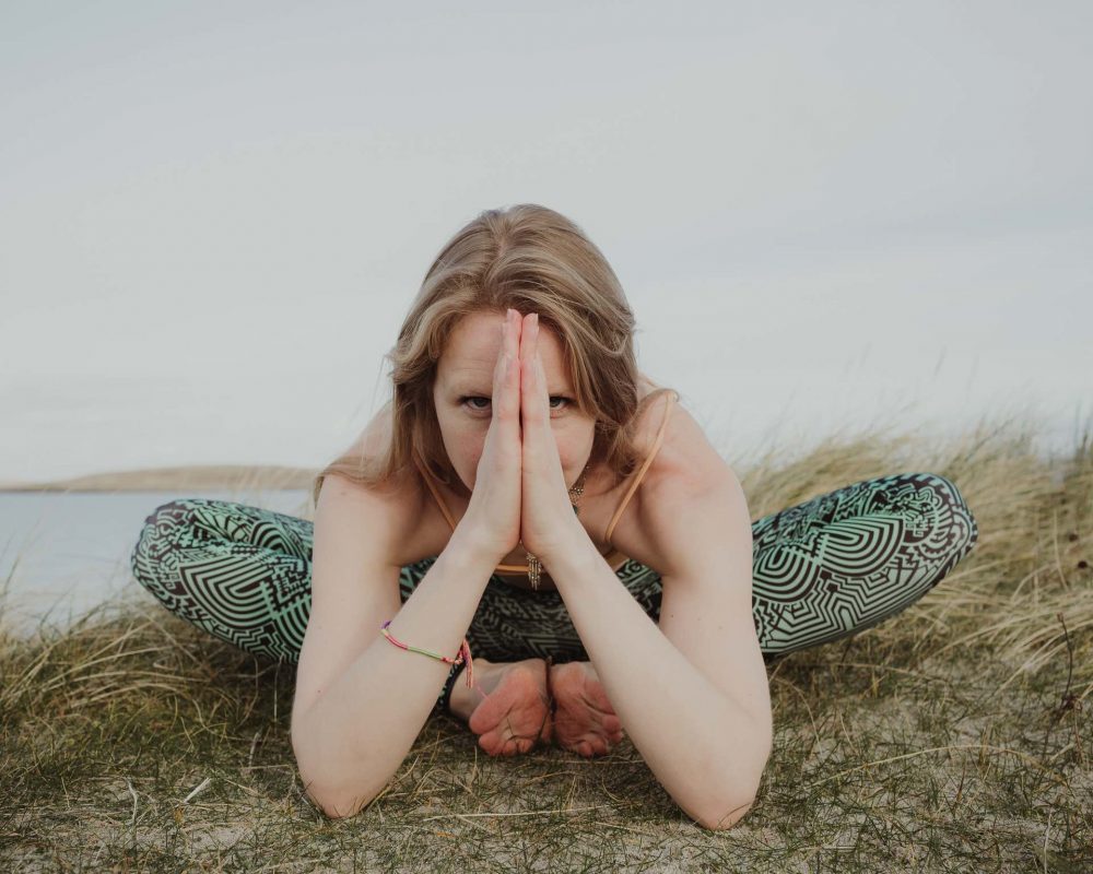 yoga on the beach